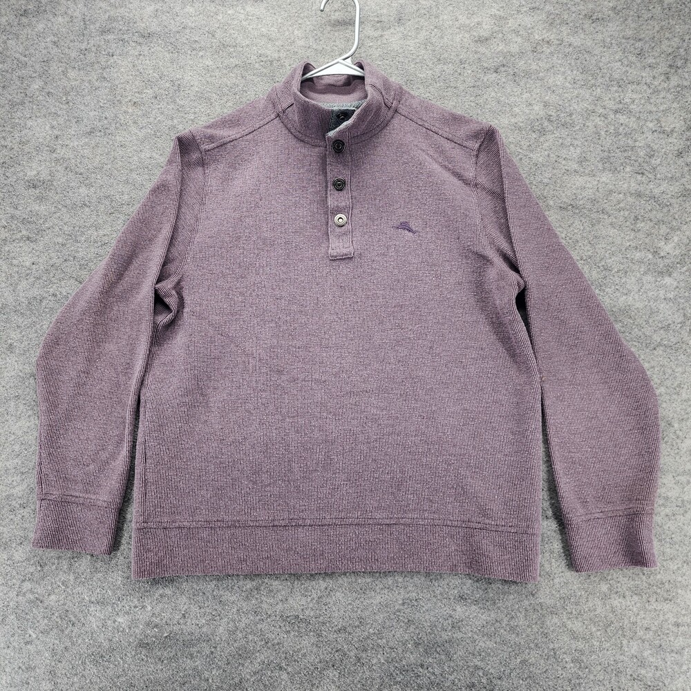 Tommy Bahama Sweater Womens Small Long Sleeve Purple